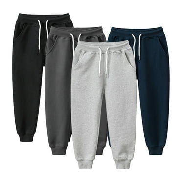 YTDSCS 6-15Y Kids Girls Boys Jogger Pants Sweatpants for Boys Girls Fall Drawstring Pocket Sweatpants with Cupped Solid Color Casual Pants