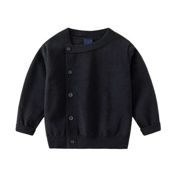 YTDSCS Baby Kids Boys Button-Down Cardigan Sweater Toddler V-Neck Knit Tops 2-7 Years Spring Fall Thin Cardigan Jacket for Boys