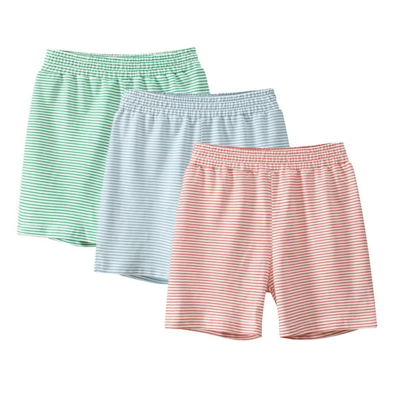 YTDSCS Baby Kids Boys Girls Summer Shorts Pants 1-10Y Toddler Style Comfort Cute T-Shirts Cotton Pants Striped Prints Home Pants
