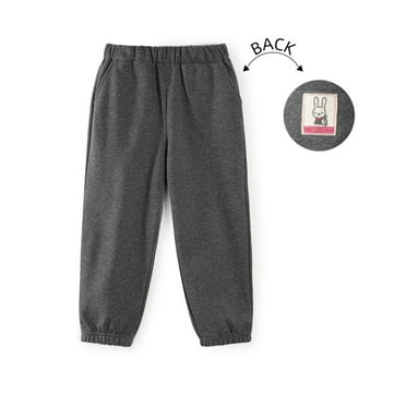 YTDSCS Baby Kids Boys Girls Sweatpants for Spring Fall Cotton Athletic Joggers Pants with Pockets Cotton Sweat Trousers for Toddlers 2-12Y