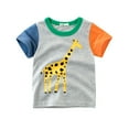 thumbnail image 1 of YTDSCS Baby Kids Boys Short-Sleeve T-Shirts Tees 1-10Y Toddler Summer Crew Neck Short Sleeve Tees Top Casual Pullover Short-Sleeve Shirts, 1 of 8