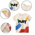 thumbnail image 1 of YTDSCS Baby Kids Girls Short Sleeve T-Shirts 1-8Y Toddler Tees Summer Crewneck Cotton T-Shirts Cartoon Soft Cute Shirt Tops Girl Clothes, 1 of 7