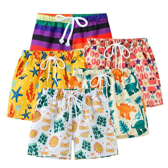 YTDSCS Boys Girls Print Shorts Pants for Kids Baby,Toddler Short Baby New Fashion Soft Comfy Thin Shorts Pants Summer Beach Pants，Size 2-8Years