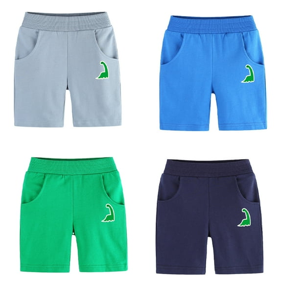 YTDSCS Boys Girls Shorts Pants for Kids Toddler,Little Boys Girls Summer Cotton Shorts Athletic Elastic Five-Quarter Pants Baby Casual Sports Pants Shorts with Pockets (Age 1-9 Years)