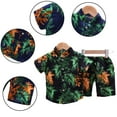 thumbnail image 1 of YTDSCS Boys Summer Shorts Shirt Set for Kids Toddler,Little Hawaiian Outfits Printed Shirt Short Sleeve + Shorts Comfortable Baby 2PCS Floral Outfits Clothes,Size 1-4Years, 1 of 9