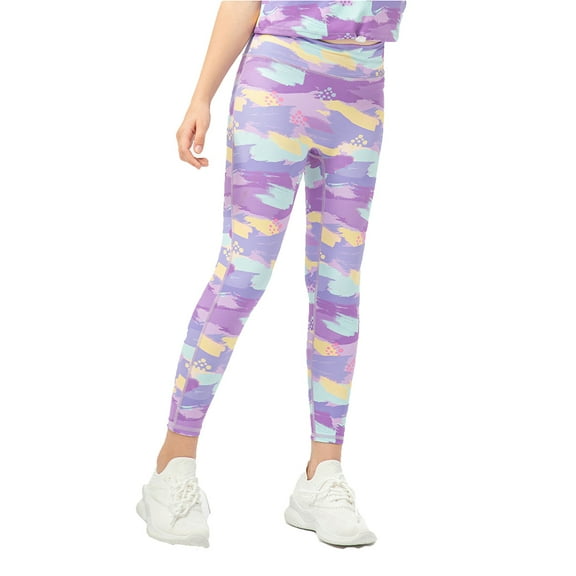 YTDSCS Girls Leggings for Leggings Stretchy Trousers Pants Print Tights Teens Stretchy Pants for 5-12T