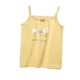 thumbnail image 1 of YTDSCS Girls'Sling Vest for Kids Baby Cotton Spaghetti Strap Undershirt 3-8Y Toddler Sleeveless Cartoon Halter Clothing Tops, 1 of 9