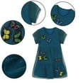 thumbnail image 1 of YTDSCS Girls Summer Dresses for Kids Baby,Little Casual Dress Gauze Dress Tulle Party Dresses Butterfly Print Dress Toddler Princess Dress,Size 2-8Years, 1 of 8