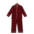 thumbnail image 1 of YTDSCS Infant Kids Plaid Christmas Pajamas Nightgowns Set for Boys Girls Cotton Sleepwear Baby Button down Pjs Jammies Outfit Toddler Spring Autumn Loungewear 3M-13T, 1 of 9