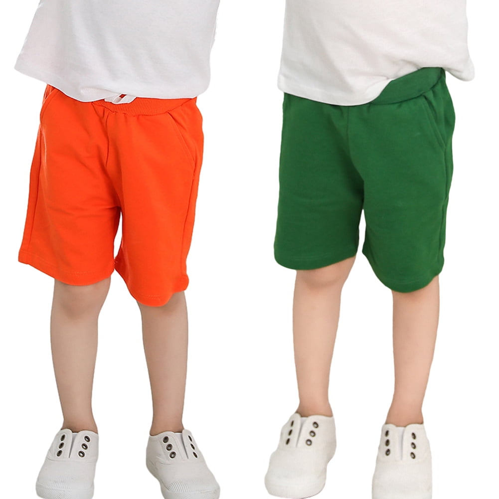 YTDSCS Kids Baby Boys Cotton Shorts Elastic Waist Knee Length Casual Five  Pants Toddler with Pockets Solid Summer Jogger Shorts Pants for Boys 9  M-10Y - Walmart.com