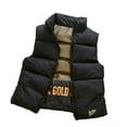 thumbnail image 1 of YTDSCS Kids Baby Boys Girls' Light-Weight down Cotton Vest Stand Collar Puffer Sleeveless Jacket Fall Winter Cotton Waistcoat 3-13 Years Old, 1 of 9