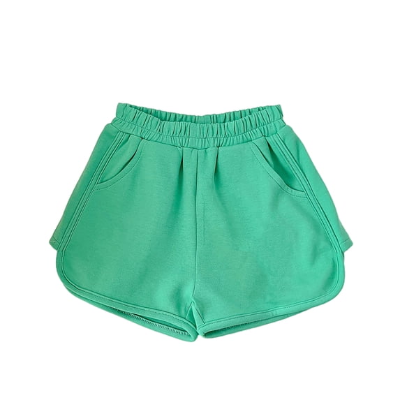 YTDSCS Kids Baby Boys Girls Shorts Elastic Waist Cotton Shorts Toddler Summer Jogger Pants for 1-9T