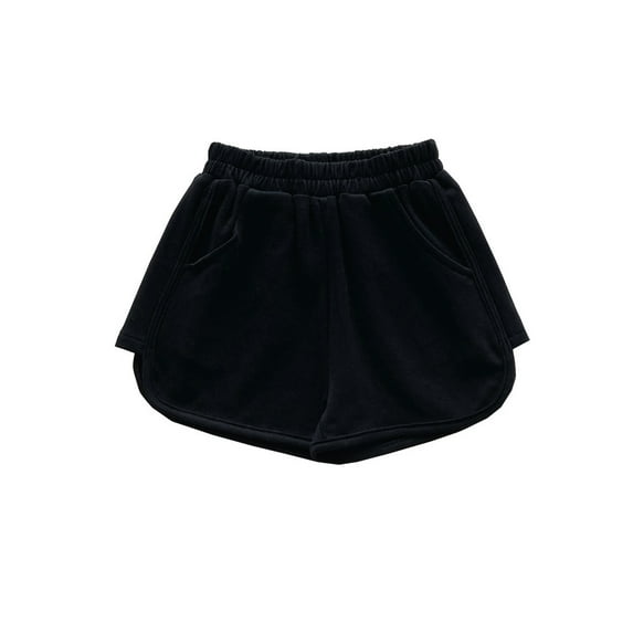 YTDSCS Kids Baby Boys Girls Shorts Elastic Waist Cotton Shorts Toddler Summer Jogger Pants for 1-9T