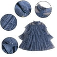 thumbnail image 1 of YTDSCS Kids Baby Dresses for Girls,Toddler Long-Sleeve Dress Princess Dress Party Dresses Crewneck Spring Summer Pullover Tutu Dress for 2-8Y, 1 of 9