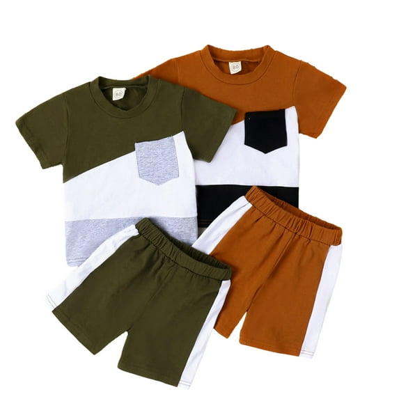 YTDSCS Kids Baby Short Sleeve T-Shirt 2Pcs Set for Girls,Toddler Summer Cotton Casual Tees + Short Set Clothes Comfortable Versatile Soft Summer Two-Piece for 6M-4Years