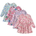 thumbnail image 1 of YTDSCS Kids Baby Spring Fall Dresses for Girls,Toddler Flower Dress Girls Long Sleeve Cute Floral Dresses Round Neck Princess Dress ,Sizes 1-7t, 1 of 8