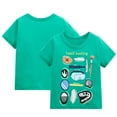 thumbnail image 1 of YTDSCS Kids Baby Summer T-Shirt Tees for Boys,Toddler Short-Sleeve Shirt Top Casual Cute Pullover Comfortable Cotton Cute Cartoon Base Shirt,Size 2-8Years, 1 of 8