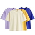 thumbnail image 1 of YTDSCS Toddler Boys Girls Short Sleeve T Shirts 3-14 Year Unisex Summer Crewneck Solid Color Tees Casual Cotton T-Shirt Tops Clothes for Kids Teenagers, 1 of 8