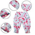 thumbnail image 1 of YTDSCS Kids Girls Cotton Casual Pants for Baby Summer Resort Style Elastic Waist Trousers 1-9T Toddler Printed Haren Seven-Minute Pants, 1 of 8