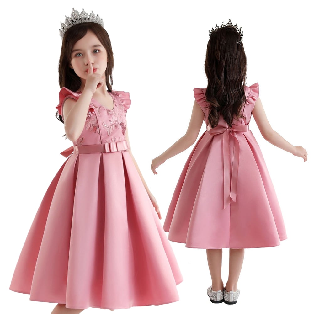 YTDSCS Kids Girls Princess Dresses Holiday Dresses for Toddler Baby