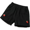 thumbnail image 1 of YTDSCS Kids Girls' Shorts Denim Jean Shorts Shorts 4-16T Little&Big Summer Activities Elastic Jeans, 1 of 8