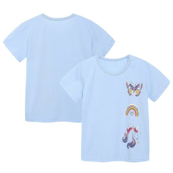 YTDSCS Kids Toddler Boys T-Shirts for Boys, 2-8T Baby Summer Cartoon Cotton Tops Kids Cartoon Tees