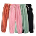thumbnail image 1 of YTDSCS Kids Toddler Girls Summer Casual Pants 3-12 Years Girls Elastic Waist Soft Jogger Trousers Cotton Anti-Mosquito Bottoming Pants for Baby, 1 of 8
