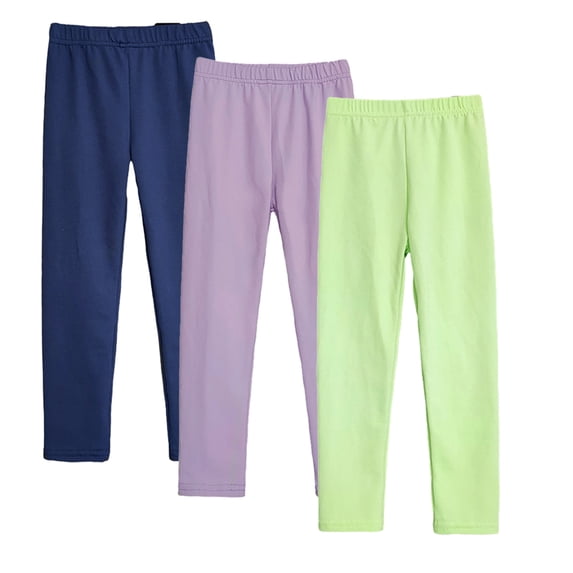 YTDSCS Kids Toddler Legging Trousers for Girls,Baby Tight Stretch Snug Fitting Long Pant Leggings Active Leggings Solid Color Soft Comfortable Pants for 2-10 Years
