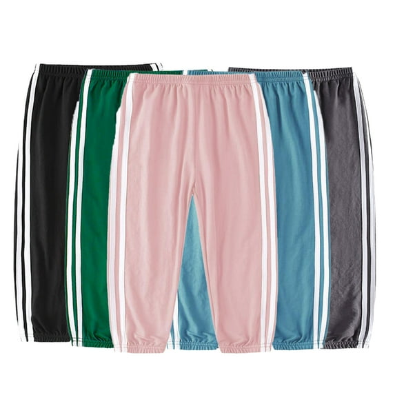 YTDSCS Kids Toddler Sweatpants for Boys Girls,Baby Sport Jogger Jogger Pants Spring Fall Striped Sweats Pants Elastic Waist Casual Anti-Mosquito Pants for 1-10years Old