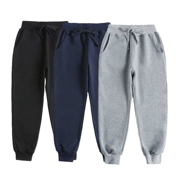 YTDSCS Kids Youth Sweatpants for Boys Girls,Sports Trousers Cotton Casual Elastic Waist Closing Pants Big Boys Girls Spring Summer Jogger Pants for 4-14Y