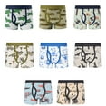 thumbnail image 1 of YTDSCS Little Boys Soft Cotton Underwear for Baby Toddler Kids Boxer Briefs Shorts Dinosaur Cartoon Four Corners Shorts 5pack Size 2-12, 1 of 6