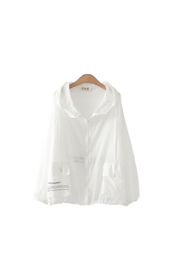 Sun Protection Jacket for Womens Full Zip Rash Guard Upf 50+ UV Sun Shirt Women's Summer Hoodie Sunsuits M- 3XL