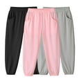 thumbnail image 1 of YTDSCS Toddler Baby Boys Summer Elastic Waist Trousers with Pockets,5-14 Years Boys Breathable Sweat Pants,Kids Boys Casual Pant, 1 of 9