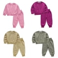 thumbnail image 1 of YTDSCS Toddler Kids Boys 2Pcs Track Suits Outfit Set Sweatsuits Jogger Suits Sweatshirt Pants Set Baby Cute Long Sleeve Crewneck Top + Elastic Pants Clothes Set Outfits for 12M-9T, 1 of 9