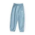 thumbnail image 1 of YTDSCS Toddler Kids Boys Girls Spring Summer Sweatpants 2-12T Big Little Boys Girls Jogger Pants Athletic Pants Youth Elastic Waist Unisex Boys Girls Kid's Trousers, 1 of 7