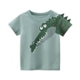 thumbnail image 1 of YTDSCS Toddler Kids Boys Summer Tees Little Boys Dinosaur Short Sleeve Shirt New Cotton Cartoon Baby Cute T-Shirt Top Clothes,Size 1-9T, 1 of 6