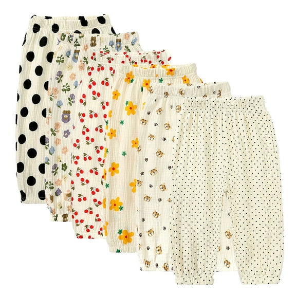 YTDSCS Toddler Kids Sweatpants for Boys Girls,Jogger Pants Unisex Spring Summer Pants for 1-8 Years Casual Floral Trousers Elastic Waist Trousers Sweat Pants Mosquito Repellent Pants