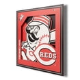 thumbnail image 1 of YTF MLB Cincinnati Reds 3D Logo Series Wall Art 12x12, 1 of 4