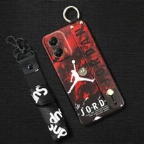YTF-Phone Case For MOTO G Stylus 5G 2024, protective Silicone Waterproof Lanyard Soft case Fashion Design Dirt-resistant Anti-knock Cool Phone Holder Anti-dust Wrist Strap Wristband ring