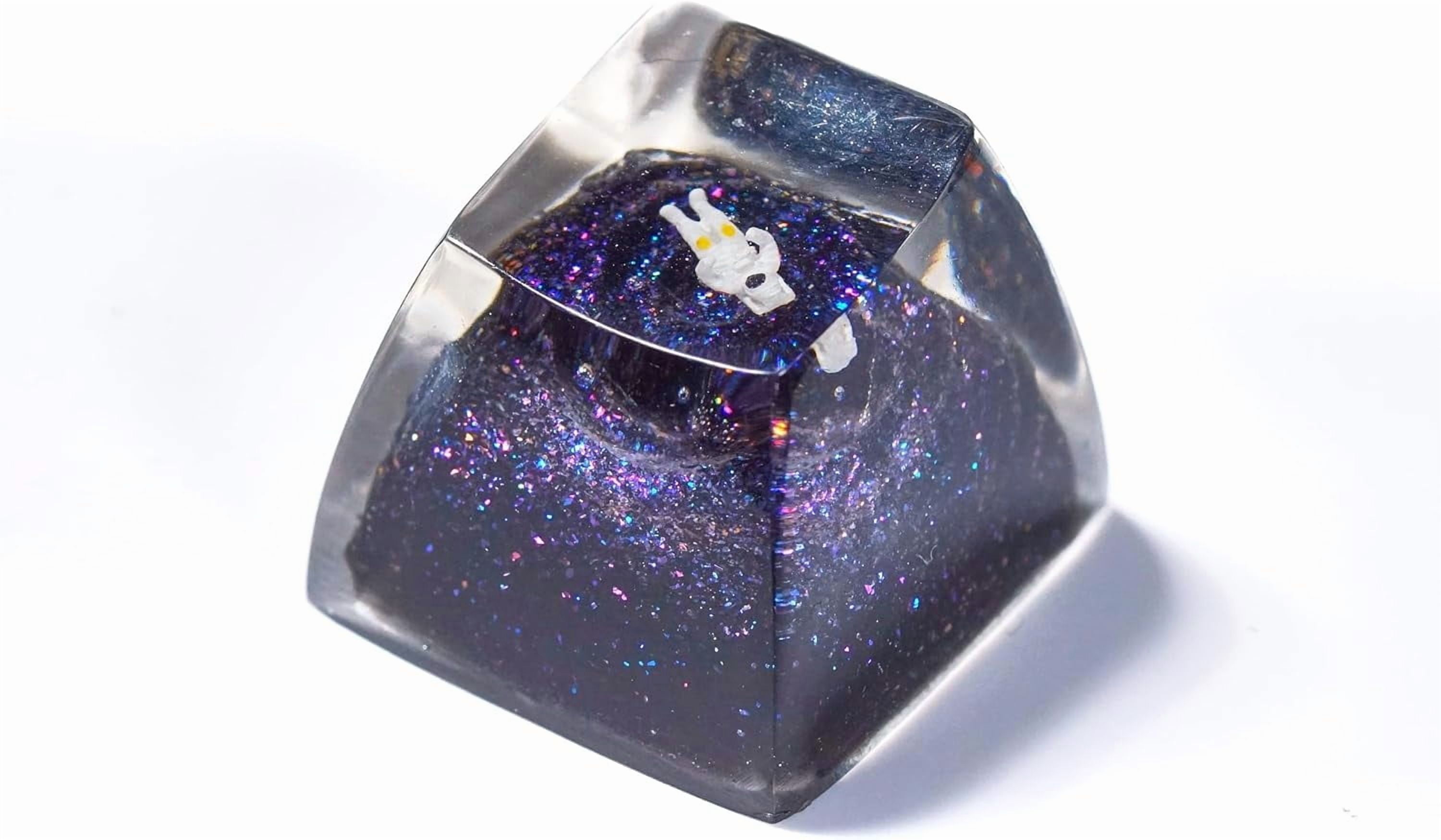 YTGRF-Galaxy Astronaut Space Keycap Astronaut Keycaps Artisan Resin ...