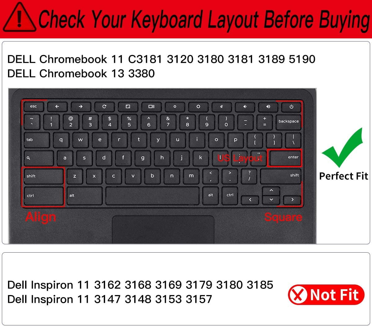 OEM Dell Chromebook 11 (5190/3100) 2-in-1 US-EN Keyboard Assembly HUF06 H06WJ OEM Dell Chromebook 11 (5190/3100) 2-in-1 US-EN Keyboard Assembly HUF06 H06WJ