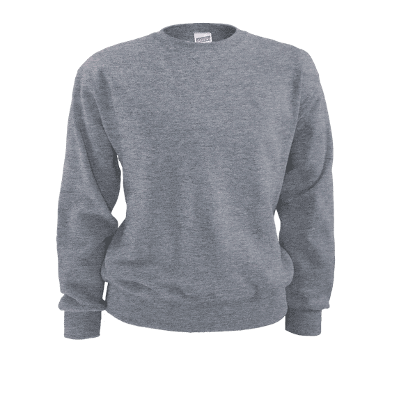 YTH CREW 9OZ FLEECE 50C/50P-B9001,B9001,OXFORD,M