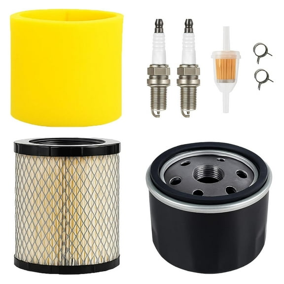 YTH22V46 YTH24V48 Air Filter Oil Filter Tune Up Kit for YTH22V46 YTH24V54 YTA22V46 YTA24V48 Poulan Pro PP20VA46 PB185A42 46 Mower w/ 17.5hp 19.5hp 20hp 21hp Engine