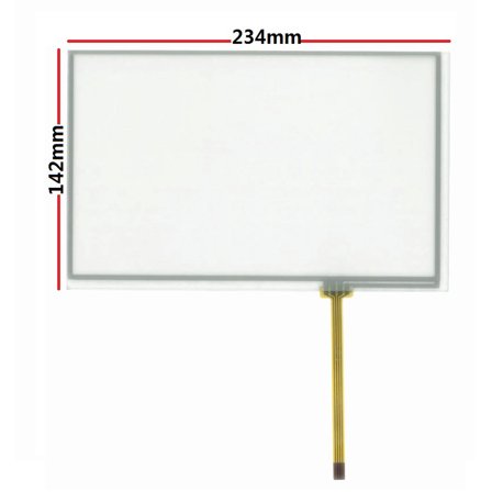10.1 touch screen 10.2 touch screen notebook touch screen DIY resistance screen 234*142