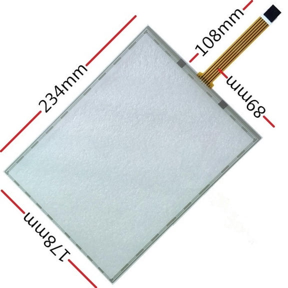 10.4 inch 5 wire 234X178mm resistance Touch Screen Panel For LCD computer industrial control