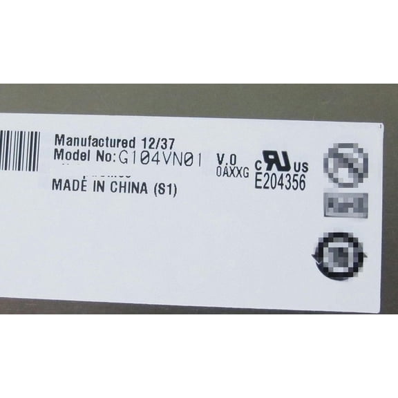 10.4inch G104VN01 V.0 G104VN01 V0 640*480 LCD Screen Display Panel