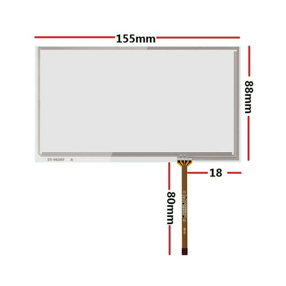 6.2-inch touch screen for car navigation DVD touch pad external LCD handwriting screen 155*88mm