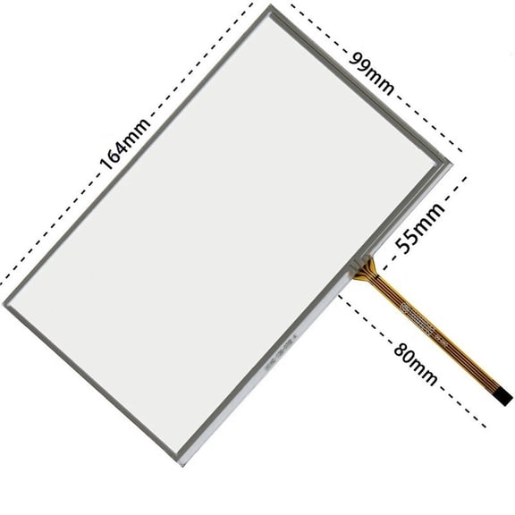 7-inch 4-wire resistive touch LCD touch screen 164*99mm