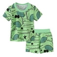 YTIANH Matching Sets Toddler Boys Short Sleeve Cartoon Prints T Shirt
