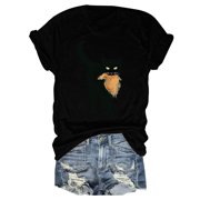 YTONGFAN Harris Tee Shirt Comma La T Shirt Tshirt Funny 2024 Election Shirt Shirt Comma La Tshirt Gifts for Women Hot Sale